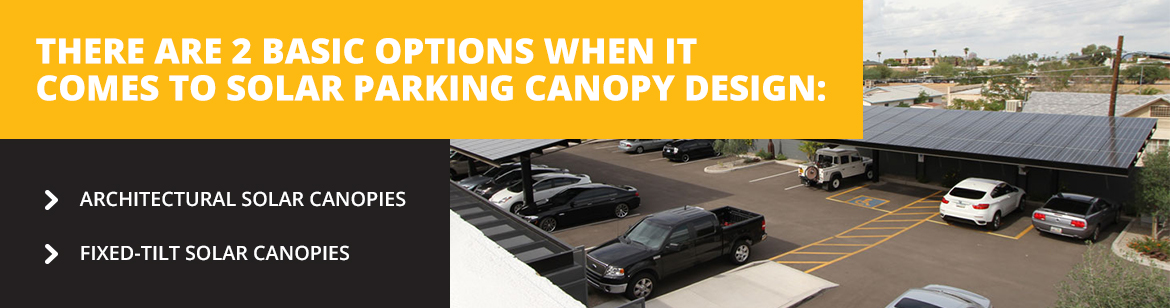 Solar Parking Canopy Design Options